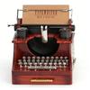 Vintage Typewriter Music Box with Drawer Wind Up Dynamic Typewriter Musical Box for Home Table Desk Decoration YL2021