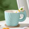 Cute Cat Ceramic Couple Mug