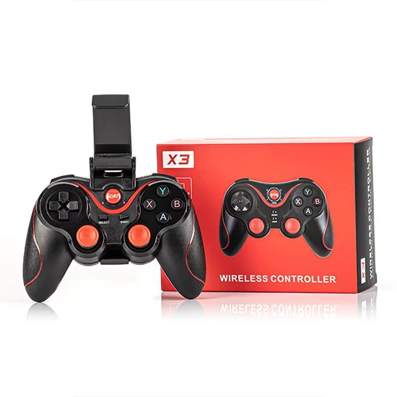 Hot selling X3 Smart Wireless Joystick Gamepad Remote Game Controllers for Smartphone of Android and Ios чёрный