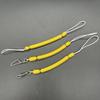 Rust Resistant Fishing Shock Cord With Rotating Clip and Rubber Tube Spearfishing Stainless Steel Shock Absorbers Cord