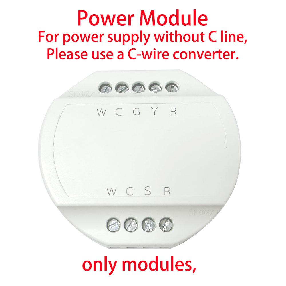 TUYA WIFI 24VAC AIR SOURCE Heat Pump Thermostat for HVAC System - Compatible With Boiler, Air Energy Works with Alexa, Google