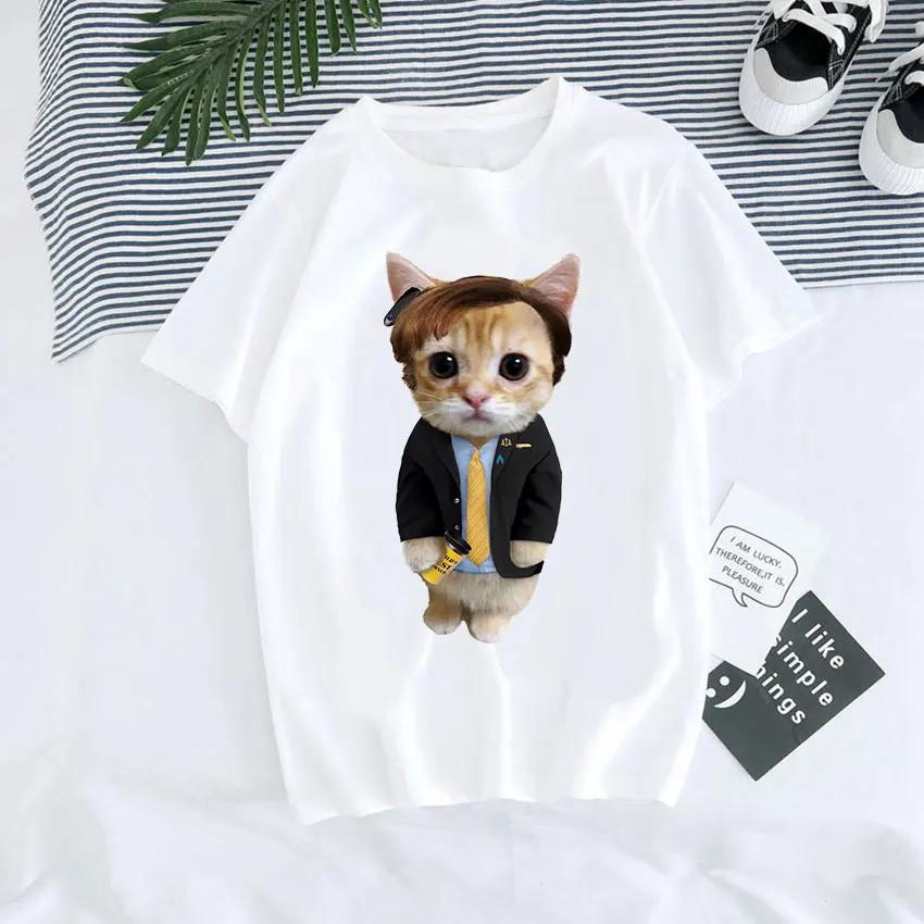 El Gato Meme Sad Crying Cat Munchkin Kitty Meme Print T Shirt Male  T-shirts Men Oversized Tees Harajuku Streetwear