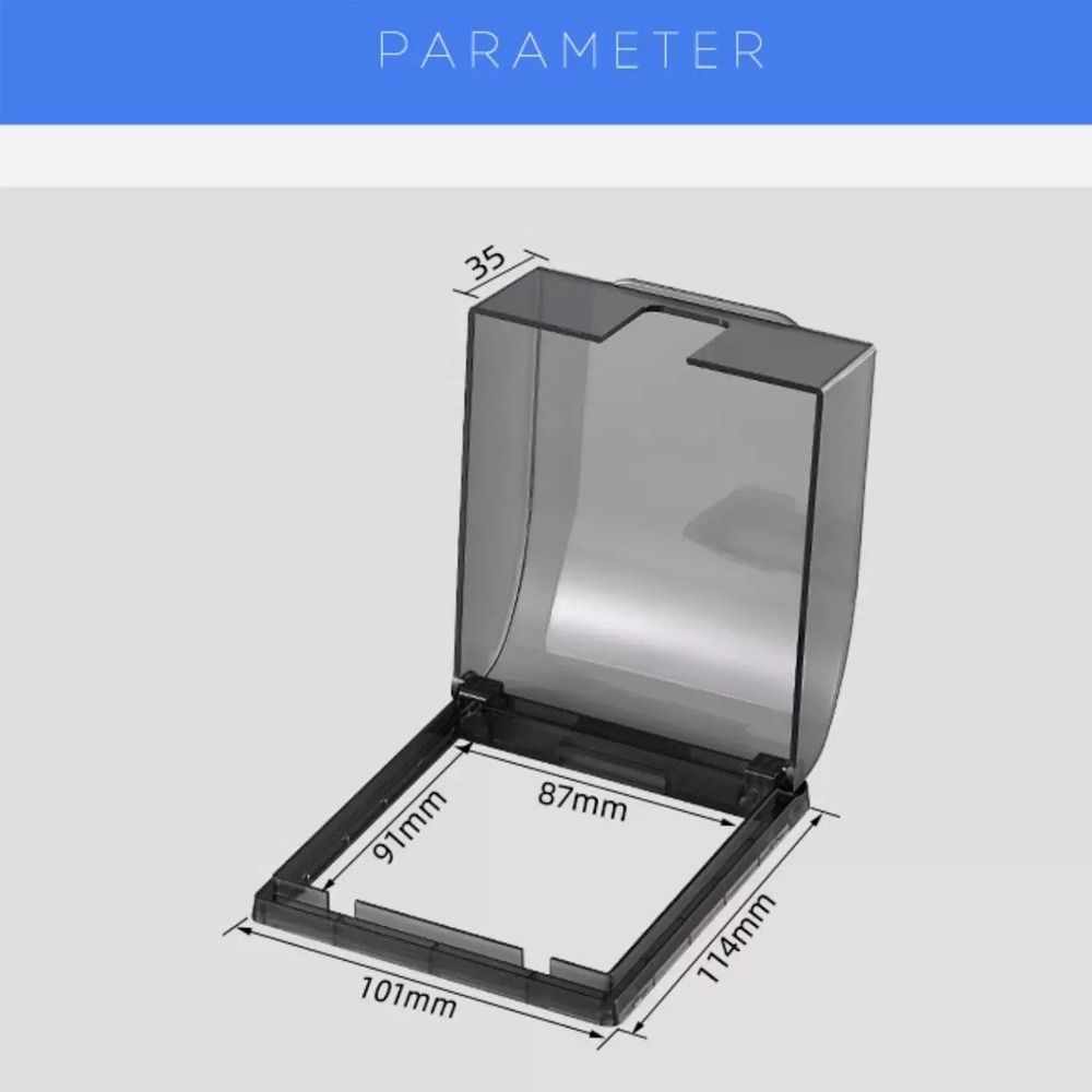 Întrerupător montat pe perete Capac de protecție Auto-adeziv de protecție Priză Priză Cutie impermeabilă Perete