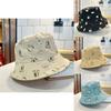 Stylish Korean Durian Embroidered Double-sided Fisherman Hat For Women Spring/summer Sun Protection Bucket Hat