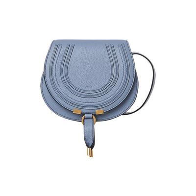 Chloe Marcie Tassel Reguleeritava Õlarihmaga Krokodillinahast Crossbody Kott Väike Naiste crossbody kott Sinine CHC22-AS680I31-484