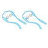 2pcs Neck Massager Dual Trigger Point Ergonomic Handheld Massager for Neck Shoulder