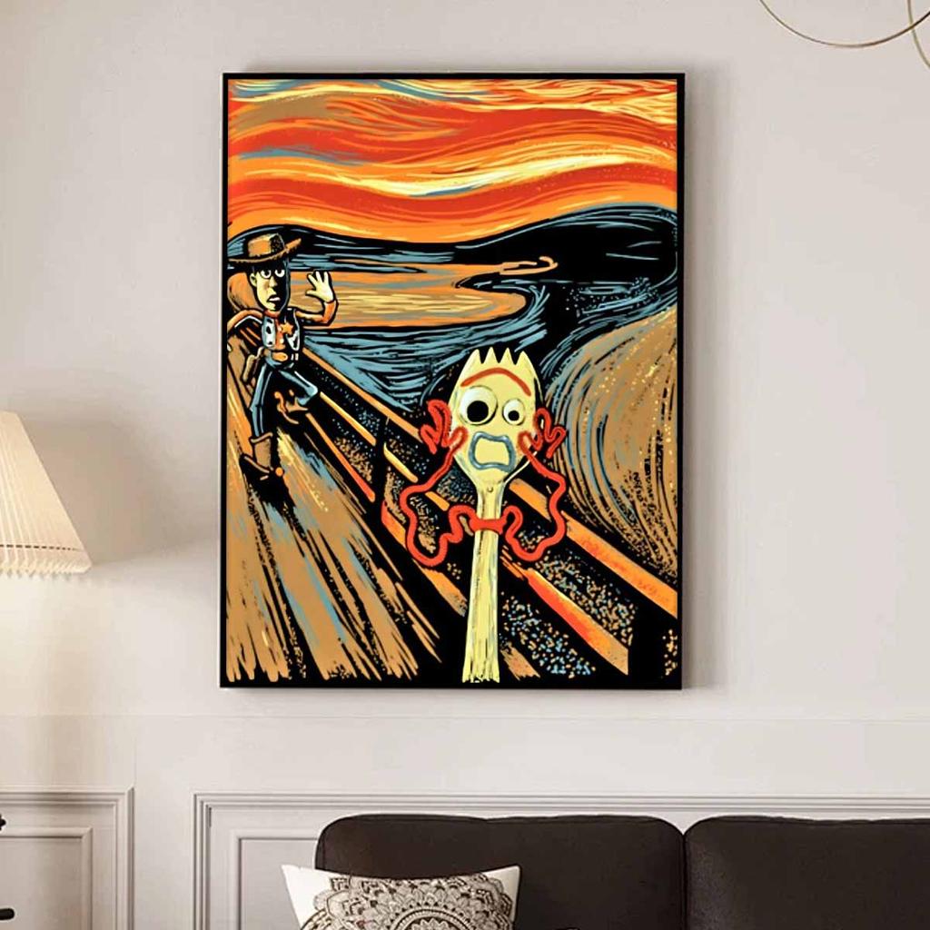 5D Diy Diamond Painting The Scream Full Drill Rhinestones Mosaic Embroidery Handmade Products Home Decor Gift