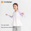 Moodytiger Girls' Long Sleeve UV Protection Sports T-Shirt