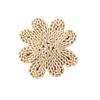 Bohemian Round Wall Hanging, Woven Rattan Macrame Wall Decor for Bedroom Living Room Dining Room Home Decor