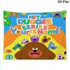 Hey Duggee Custom Name Wall Tapestry Aesthetic Wall Hanging Printed Fabric Blanket Decorative Tapestries for Bedroom Living Room Home Decor