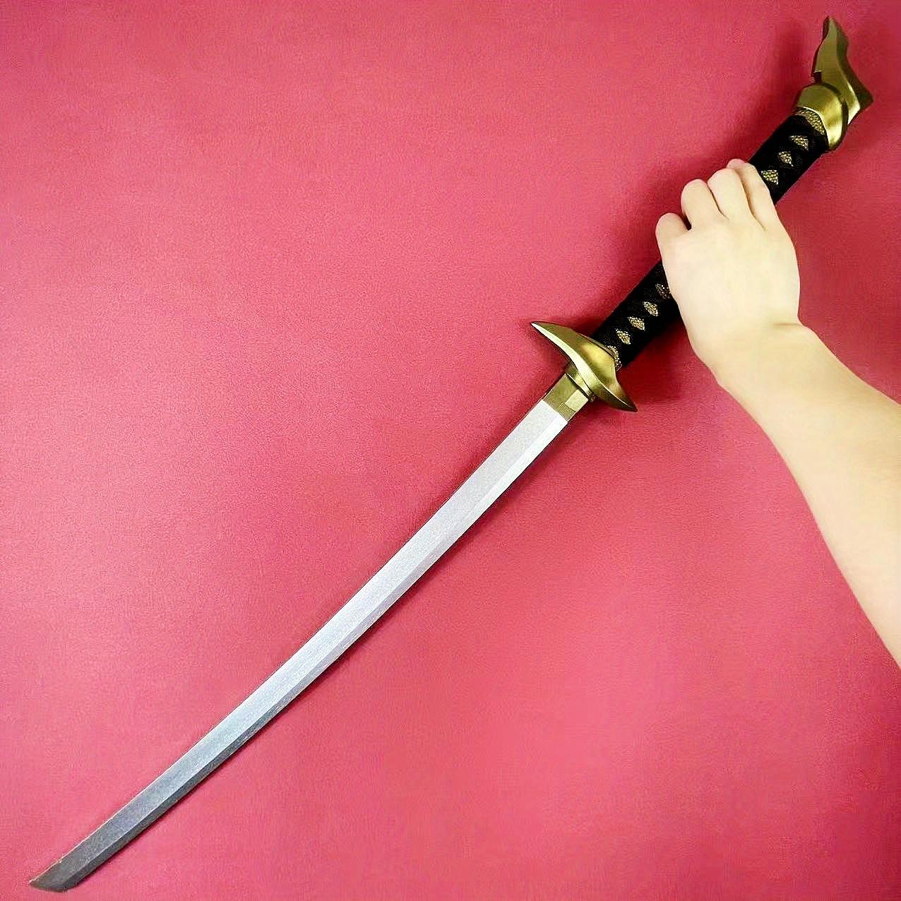 

40inch Yasuo Katana Animation League of Legends Sword Wood Material Ninja Knife Real Dimension Japanese Katana Costume Play Prop Samurai Sabre 40inch-104cm