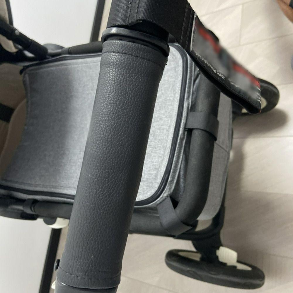 Protezione per bracciolo per passeggino Copri carrello per auto per bambini Copri maniglia in pelle PU Copri maniglia per passeggino