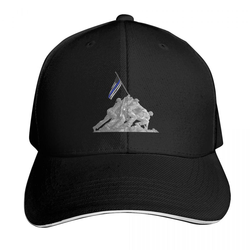 Blue Lives Matter On Iwo Jima Baseball Cap Dropshipping Hats On Offer Hip Hop Designer Hat Unisex Womens