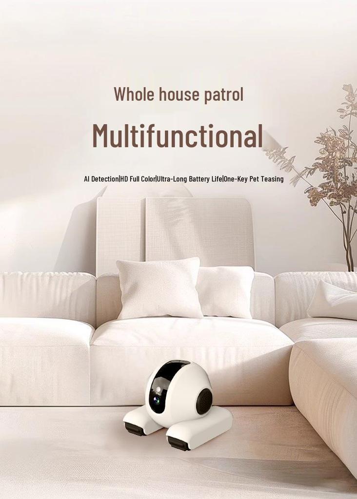 Wireless Portable Pet Camera with Mobile Entertainment & Two-Way Audio