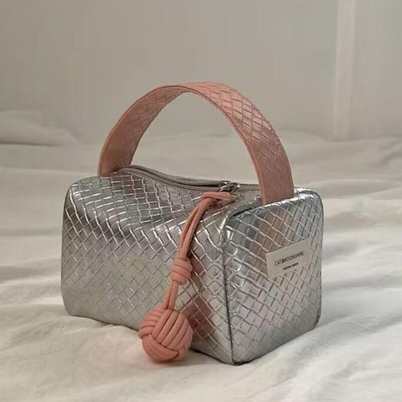 Color Matching Makeup Bag With Large Capacity For Travel And Daily Use