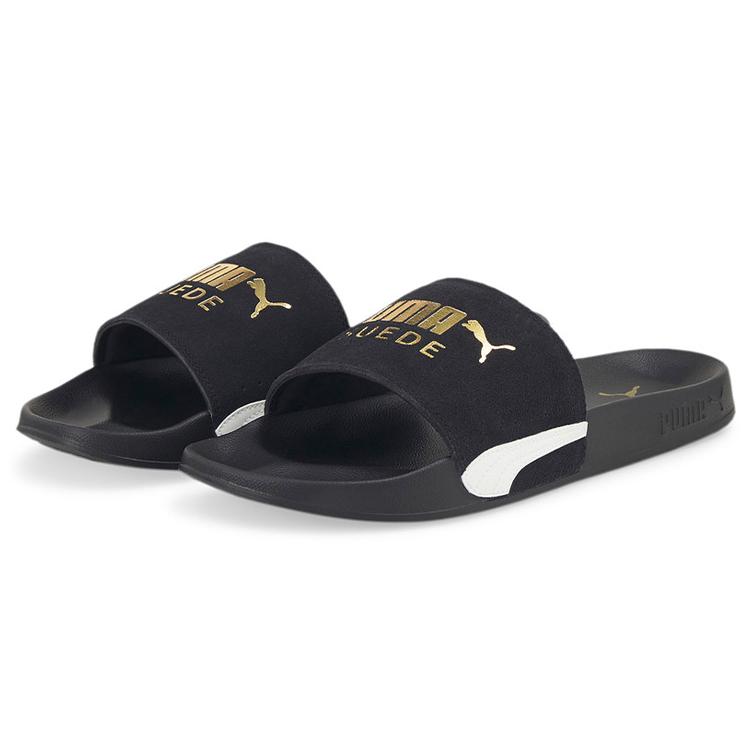 New PUMA Leadcat 2.0 Suede Classic Slide 'Black' 384872-01