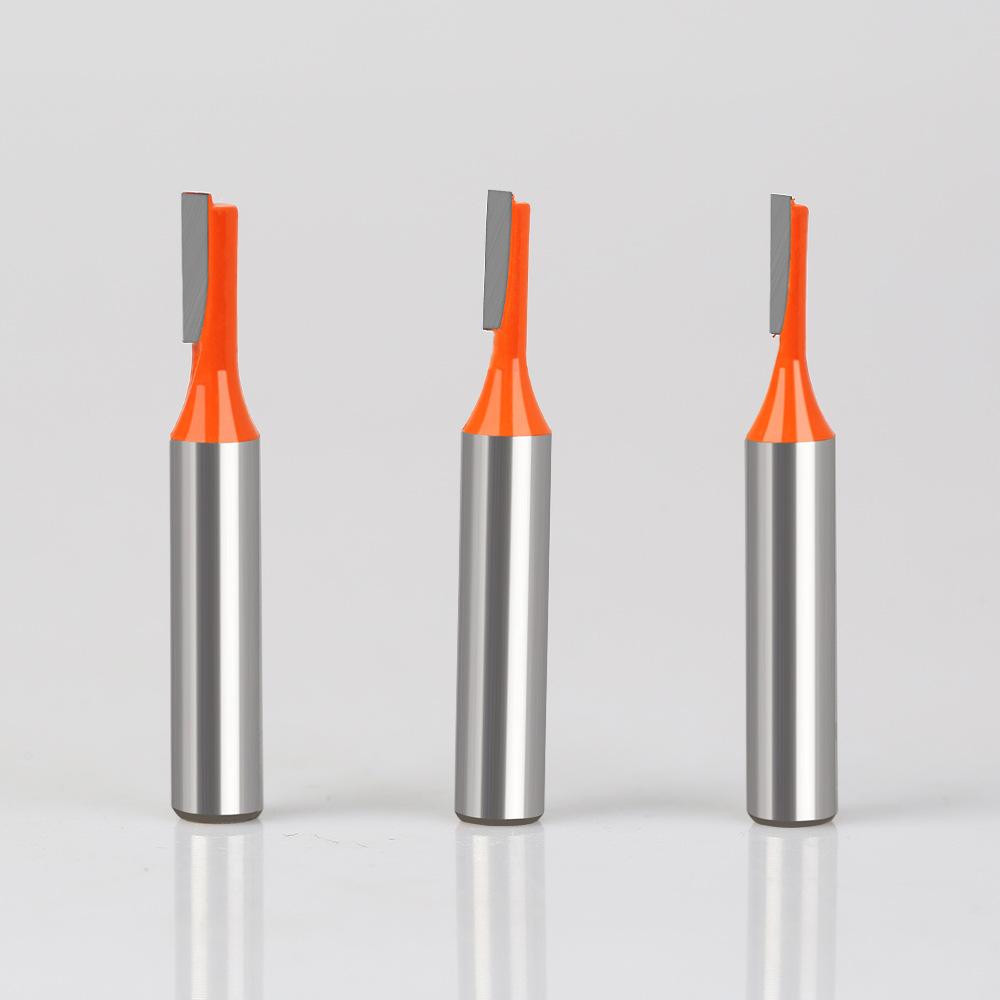 8mm Shank Single-flute Straight Router Bit - Groove Cutting Bit, Trimming Cutter, Woodworking Milling Bit Set