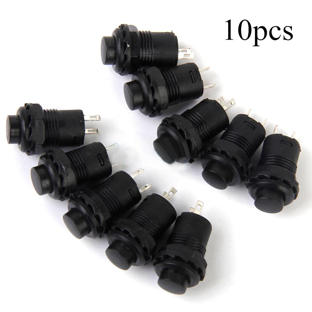 

Peigu 10шт 12 мм 12V 1.5-3A Автомобильная лодка Приборная панель Блокировка Защелка OFF-ON Кнопочный переключатель