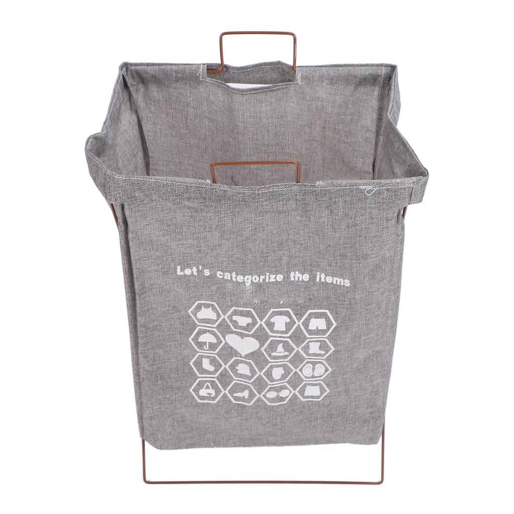 Large Laundry Basket Stable Exquisite Simple Large Clothes Storage Basket for Home BarbershopWithout Cover