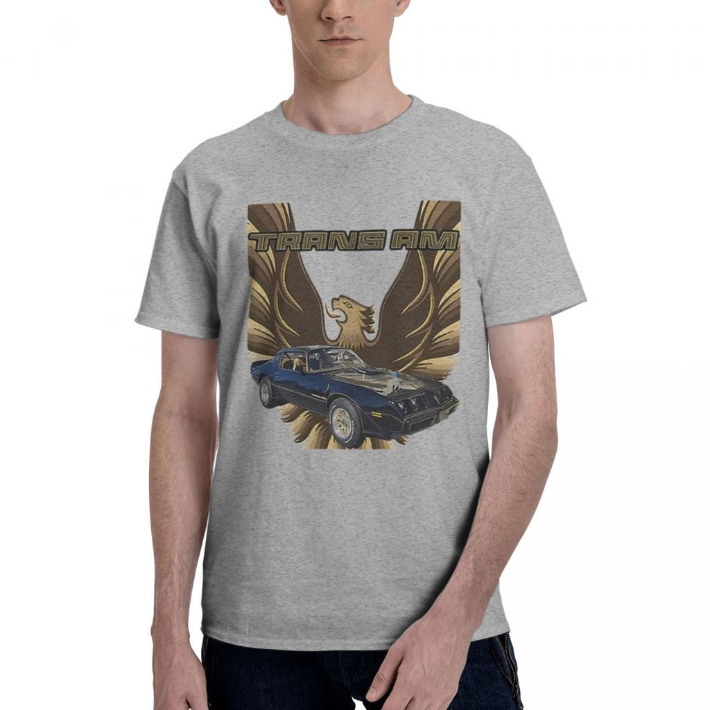 Trans Am 100 Cotton Casual Breathable Confortable Manga Short Sleeve TShirt Mens Shirt
