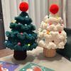 Hand Crocheted Christmas , Figurine, Handmade, for Desk, Party, Office, Festival, Indoor