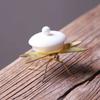 Metal Simulation Dragonfly Dragonfly Dragonfly Cup Cover Practical Dragonfly Ornament  Tea Table