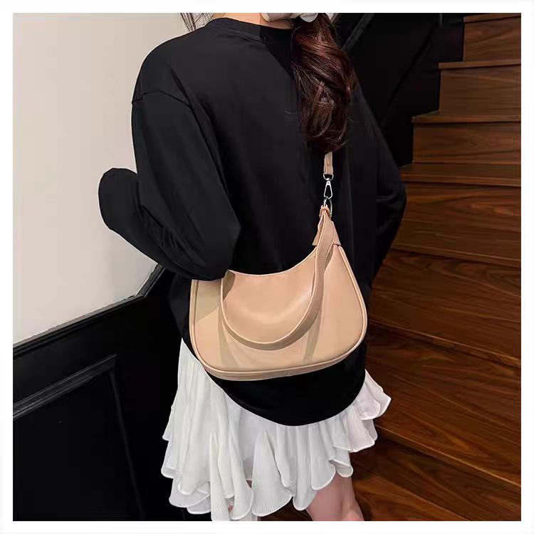 Einfache High-End Achseltasche Ausländischer Stil All-Match Knödel Pendeln Große Kapazität Schultertasche
