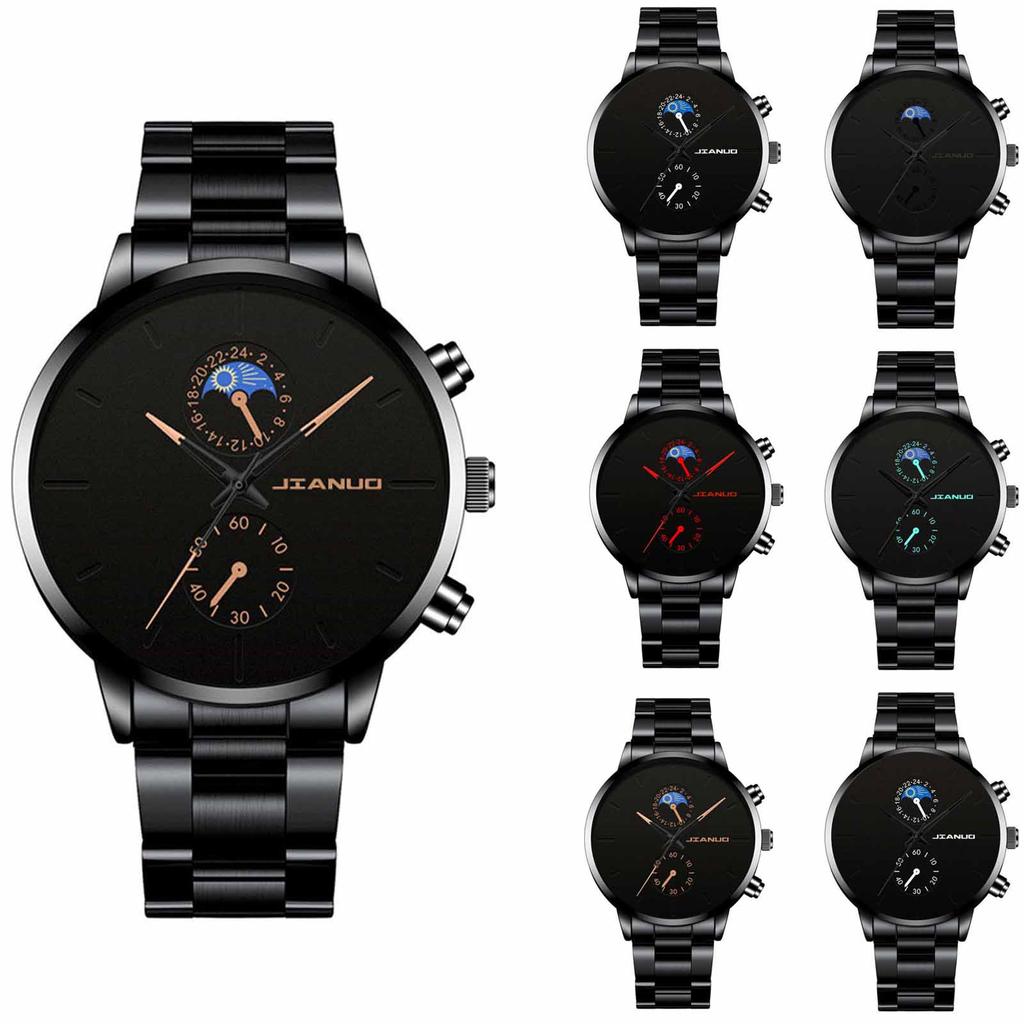 Men's  Luminous Running Alarm Clock Watch