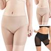 Women's Boyshort Panties Sexy Seamless Sheer Mesh Low Waist Underwear Invisible Stretch Boxer Briefs