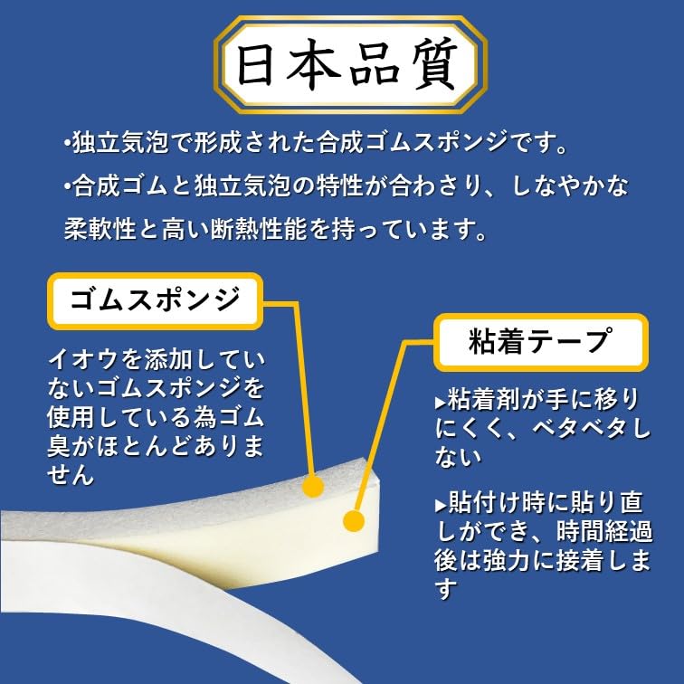 Wyprodukowano w Japonii, Plump Original Taśma do szczelin, Ski-Match, Biała, Gruba 0,08 x 0,6 cala