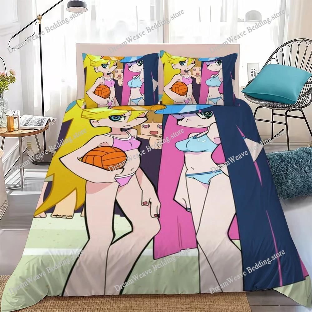 Panty and Stocking with Garterbelt Duvet Cover Set Home Style Bedding Soft Laundry Cotton Bed Student Dormitory Gift