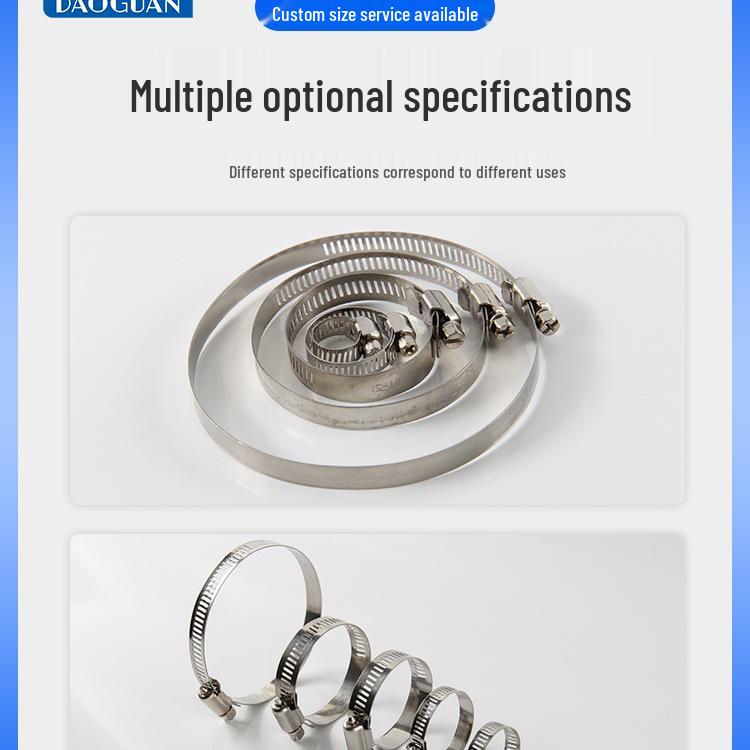 Stainless Steel Worm Gear Hose Saddle Clamp Bracket