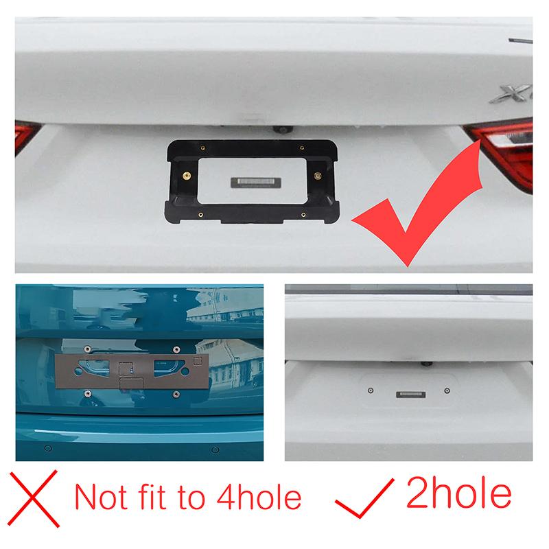 Rear License Plate Base Mount Frame Universal for BMW Auto Rear License Covers Auto Accessories