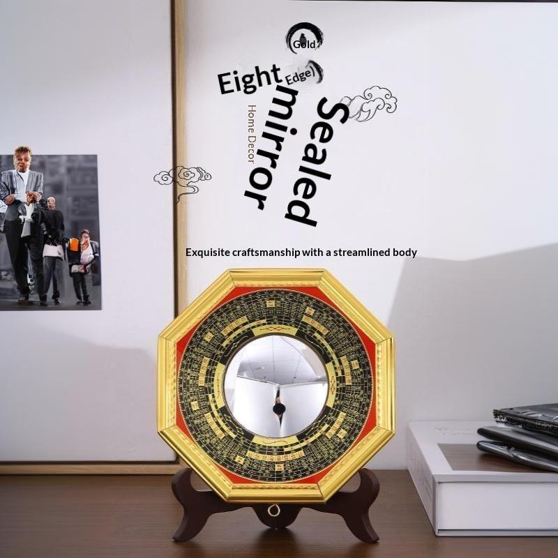 Feng Shui Bagua Spiegel Traditionelle Chinesische Glücksbringer Segen Hängende Dekoration Einweihungsgeschenk für Freunde
