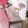 Ballettdanser Jente Rosa Blomst Gjennomsiktige Gardiner Vindusgardiner for Stue Soverom Hjemmeinnredning Kirsebærblomster Chiffongardin