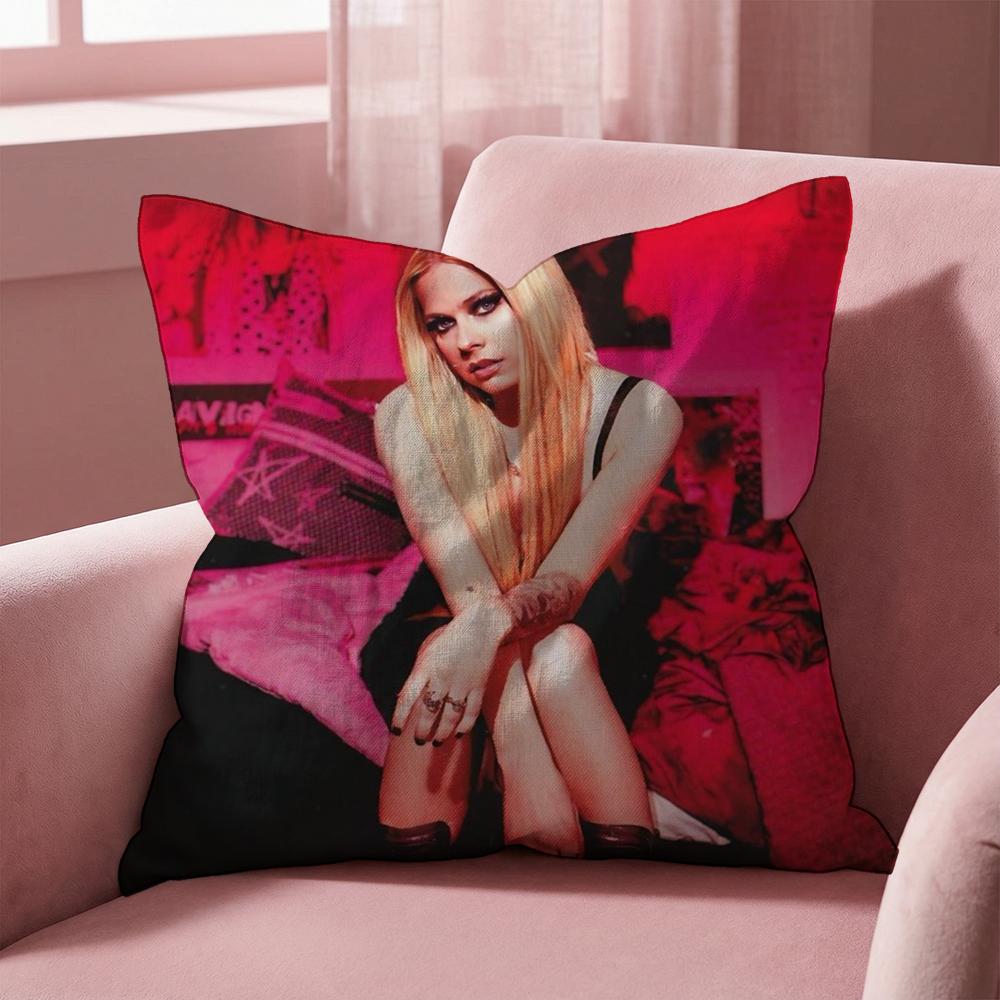 A-Avril Ramona Lavigne Kissenbezug Mehrzweck-Kissenbezug für Zuhause & Auto - Wendbar, Weich & Langlebig für den täglichen Gebrauch