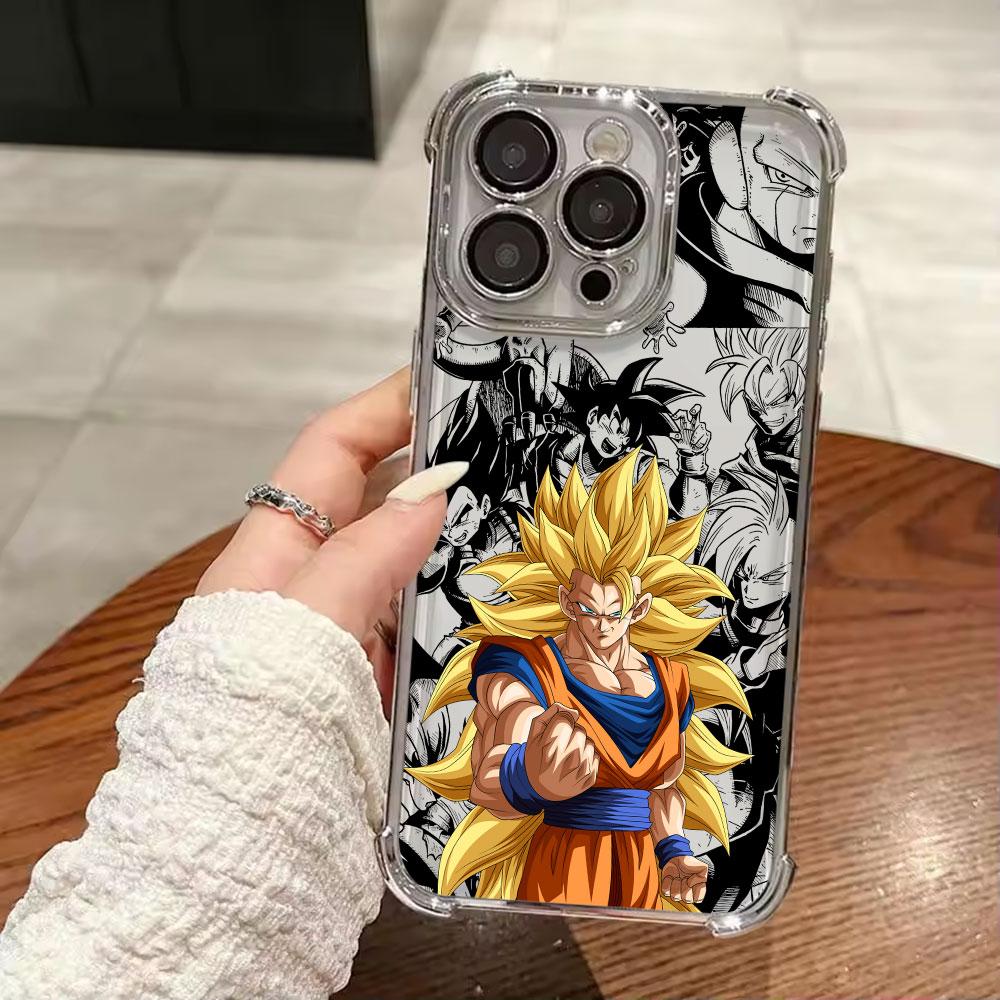 Dragons Balls GT Goku Funda For iPhone 18 17 Pro 16 15 14 13 12 11 Pro Max Case Plus 17E 16E 17 Air Silicone Protection Phone Cover