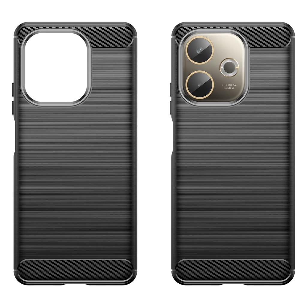 For Oppo A5 Pro 5G/A5 Pro 4G/A5 Energy Case Protective Phone Cover Carbon Fiber Texture Brushed