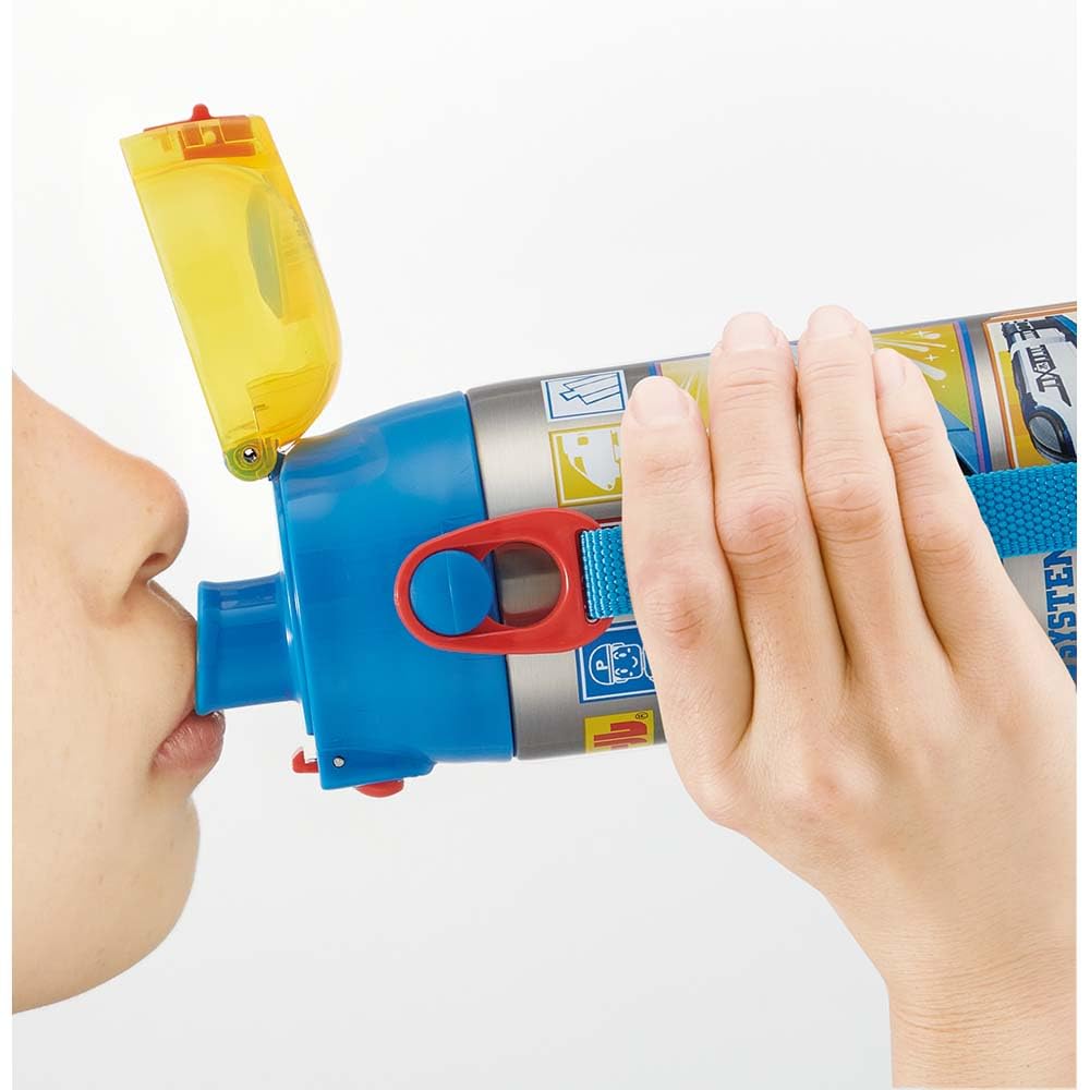 Skater 2way Stainless Steel Water Bottle Direct Drinking 580ml Cup Drinking 570ml Plarail 24 Lightweight Type Boys Cool Children's Child-friendly