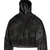 Gotická Retro Streetwear Mikina s Kapucí Pánská Dámská - Opotřebovaná Oversized Mikina bez Zipu v Černé