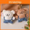 Maltese Plush Toy Cartoon Animal Doll Backpack Pendant Children Holiday Gift