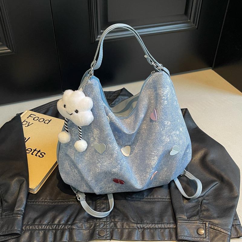 High value gentle fashion shoulder bag summer new women commuting out i love tote bag