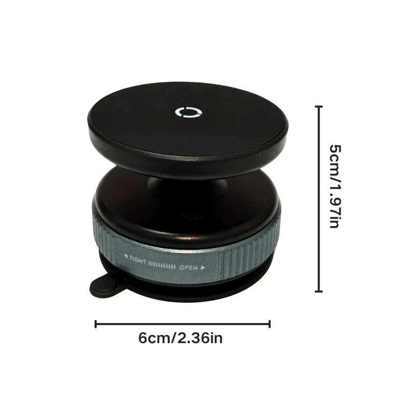 Car Magnetic Phone Holder Vacuum Suction 360° Rotation Car Central Control Screen For Tesla Mirror Wall iPhone Samsung Xiaomi
