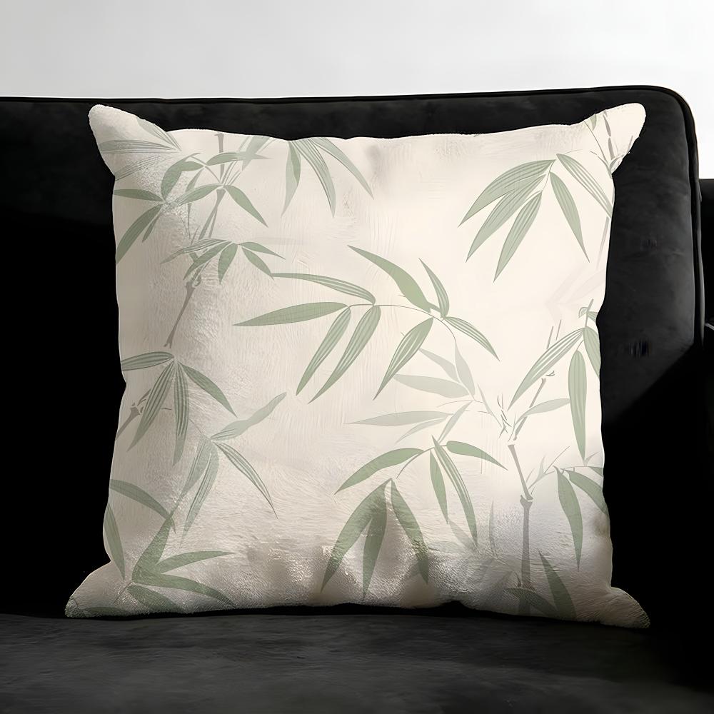 Bamboo Luxury Cushion Cover Pillowcase Ultra Soft Skin Friendly Fabric Cloud Like Comfort & Concealed Zipper