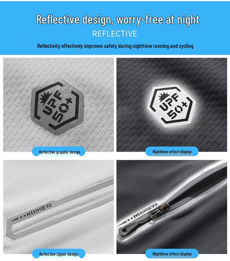 Unisex Summer Ice Silk Sun Protection Hooded Jacket for Outdoor Sports & Fishing