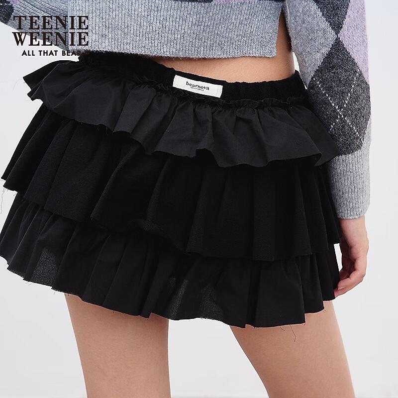Teenie Weeniebearnova Asymmetrical Tiered Mini Skirt