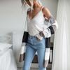 Women's Cardigan, Striped for Spring and Fall