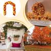 Fall Garland For Mantle 68.9 Inch Autumn Leaves Garland Maple Leaf Vine For Thanksgiving Harvest Halloween Christmas Farmhouse