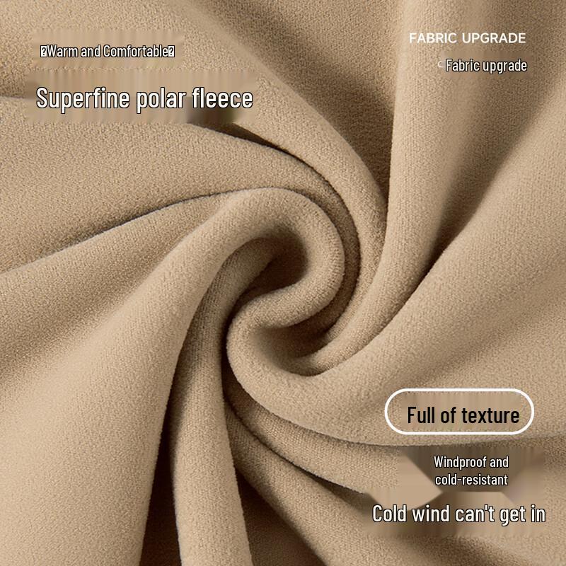 Fingercroxxit Unisex Half-Zip Mock Neck Fleece Long Sleeve Top