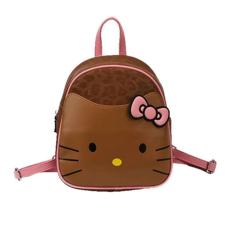 Hello Kitty Cartoon Kids Backpack With Breathable Pu Material For School And Daily Use